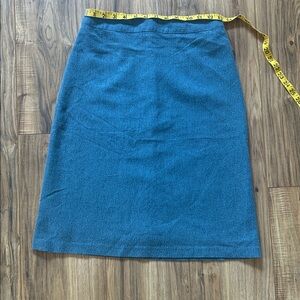 Vintage Retro Classic Blue Pencil Skirt